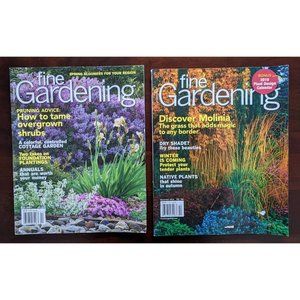 Taunton's Fine Gardening Magazine Lot of 2 - 2018
